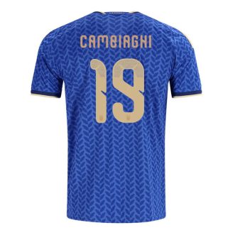 Italien Hemmatröja VM 2026 Herr – Nicolò Cambiaghi #19 Fotbollströja