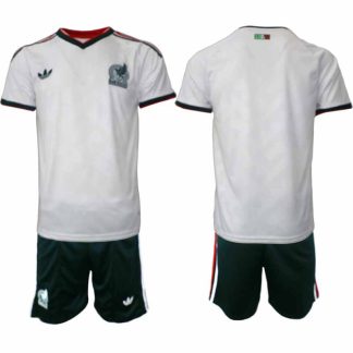Mexiko Bortaställ VM 2026 Herr Kortärmad Fotbollströja + Shorts