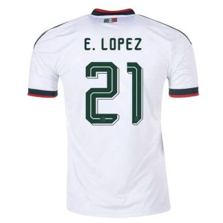 Mexiko Bortatröja VM 2026 Herr – Everardo López #21 Fotbollströja
