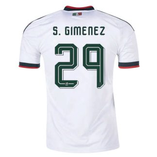 Mexiko Bortatröja VM 2026 Herr – Santiago Giménez #29 Fotbollströja