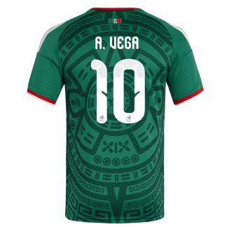 Mexiko Hemmatröja VM 2026 Herr – Alexis Vega #10 Fotbollströja