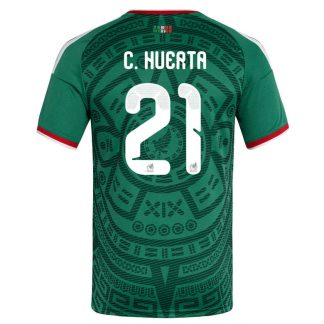 Mexiko Hemmatröja VM 2026 Herr – César Huerta #21 Fotbollströja