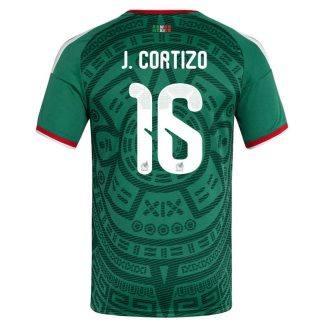Mexiko Hemmatröja VM 2026 Herr – Jordi Cortizo #16 Fotbollströja