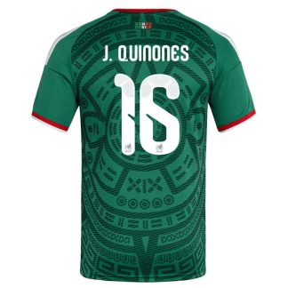 Mexiko Hemmatröja VM 2026 Herr – Julián Quiñones #16 Fotbollströja