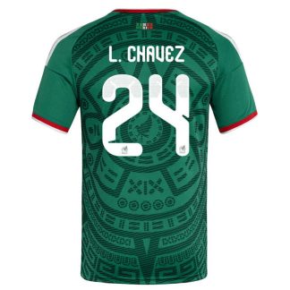 Mexiko Hemmatröja VM 2026 Herr – Luis Chávez #24 Fotbollströja