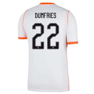 Nederländerna Bortatröja VM 2026 Herr – Denzel Dumfries #22 Fotbollströja