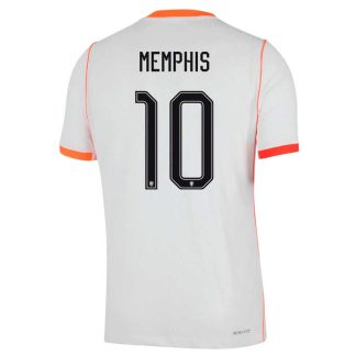 Nederländerna Bortatröja VM 2026 Herr – Memphis Depay #10 Fotbollströja