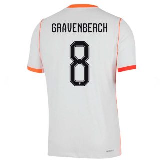 Nederländerna Bortatröja VM 2026 Herr – Ryan Gravenberch #8 Fotbollströja