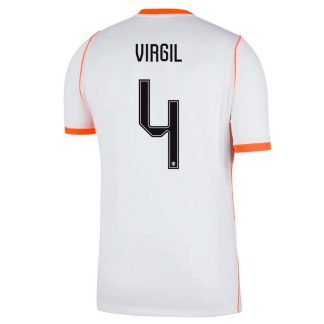 Nederländerna Bortatröja VM 2026 Herr – Virgil van Dijk #4 Fotbollströja
