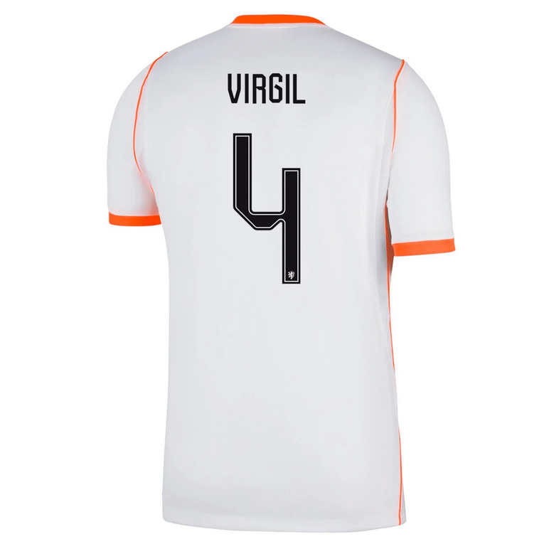 Nederländerna Bortatröja VM 2026 Herr – Virgil van Dijk #4 Fotbollströja