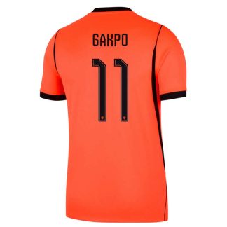 Nederländerna Hemmatröja VM 2026 Herr – Cody Gakpo #11 Fotbollströja