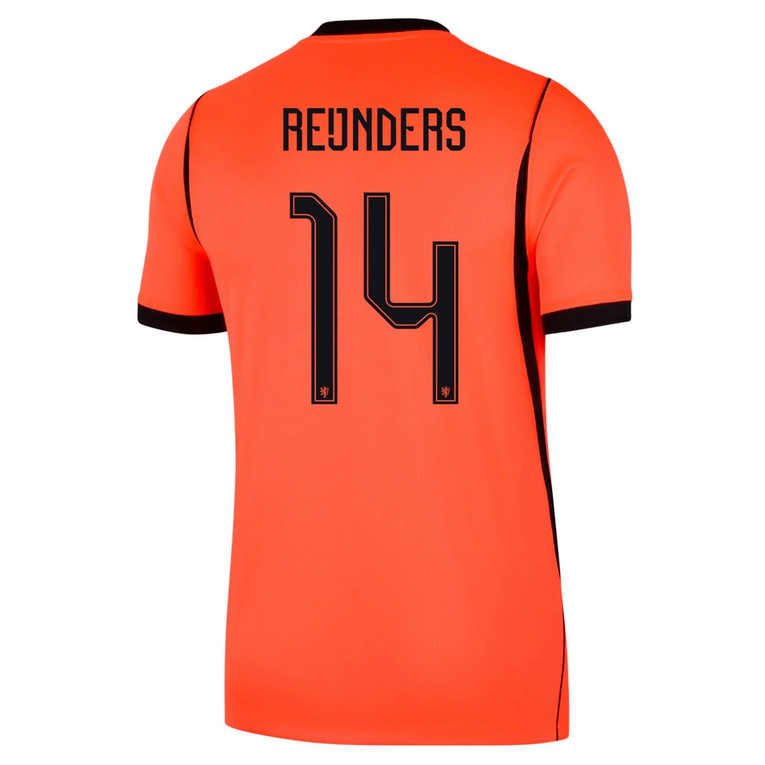 Nederländerna Hemmatröja VM 2026 Herr – Tijjani Reijnders #14 Fotbollströja