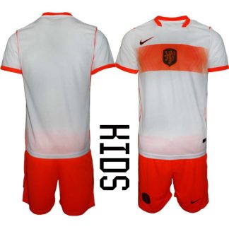 Nederländerna VM 2026 Bortatröja Barn – Fotbollströja och Shorts Set