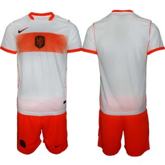 Nederländerna VM 2026 Bortatröja Herr – Fotbollströja och Shorts Set
