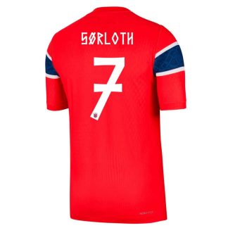 Norge Hemmatröja VM 2026 Herr – Alexander Sørloth #7 Fotbollströja