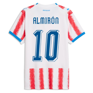 Paraguay Hemmatröja VM 2026 Herr – Miguel Almirón #10 Fotbollströja