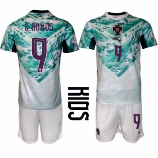 Portugal Bortaställ VM 2026 Barn – Gonçalo Ramos #9 Fotbollsset Tröja & Shorts