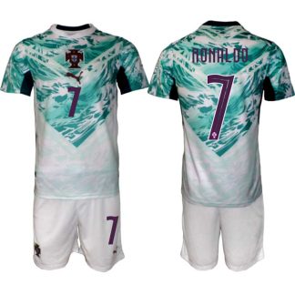 Portugal Bortaställ VM 2026 Herr – Cristiano Ronaldo #7 Fotbollsset Tröja & Shorts