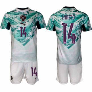 Portugal Bortaställ VM 2026 Herr – Gonçalo Inácio #14 Fotbollsset Tröja & Shorts