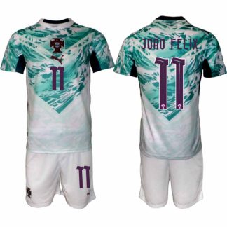 Portugal Bortaställ VM 2026 Herr – João Félix #11 Fotbollsset Tröja & Shorts