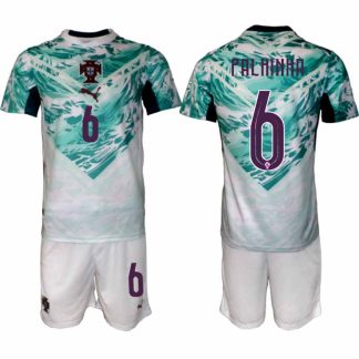 Portugal Bortaställ VM 2026 Herr – João Palhinha #6 Fotbollsset Tröja & Shorts