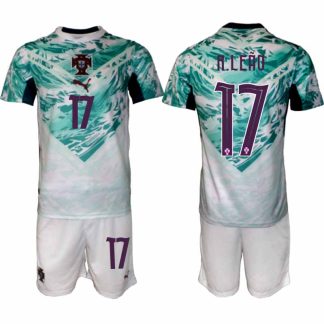 Portugal Bortaställ VM 2026 Herr – Rafael Leão #17 Fotbollsset Tröja & Shorts