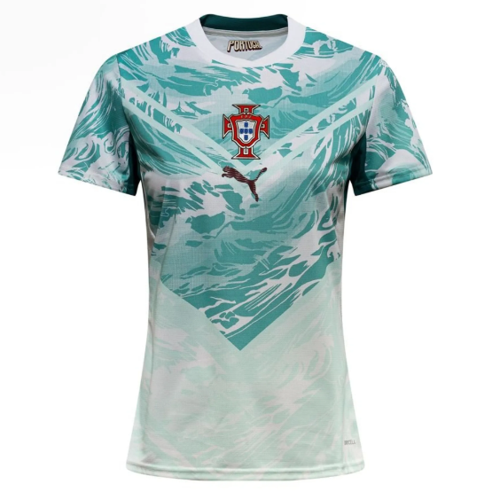 Portugal VM 2026 Bortatröja Dam – Kortärmad Fotbollströja