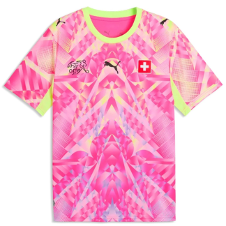 Schweiz VM 2026 Målvaktströja Herr Bortatröja Kortärmad Landslagströja