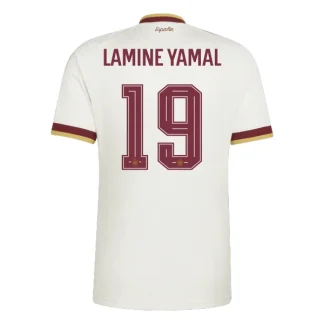 Spanien Bortatröja VM 2026 Herr – Lamine Yamal #19 Fotbollströja