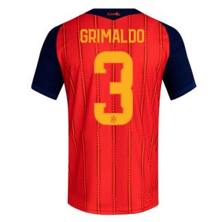 Spanien Hemmatröja VM 2026 Herr – Álex Grimaldo #3 Fotbollströja