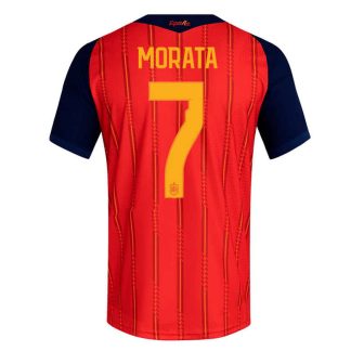 Spanien Hemmatröja VM 2026 Herr – Álvaro Morata #7 Fotbollströja