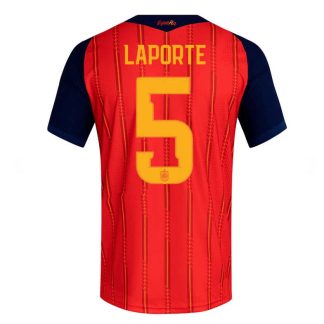Spanien Hemmatröja VM 2026 Herr – Aymeric Laporte #5 Fotbollströja