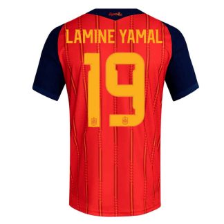 Spanien Hemmatröja VM 2026 Herr – Lamine Yamal #19 Fotbollströja