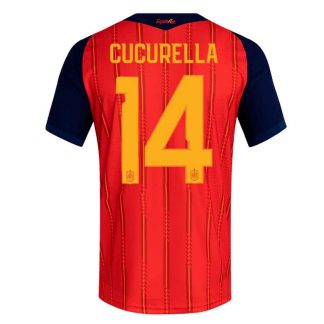 Spanien Hemmatröja VM 2026 Herr – Marc Cucurella #14 Fotbollströja