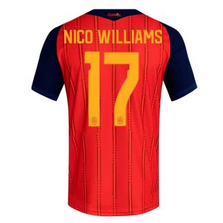 Spanien Hemmatröja VM 2026 Herr – Nico Williams #17 Fotbollströja