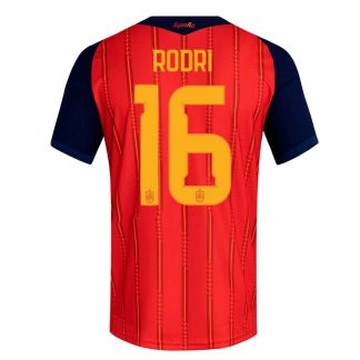 Spanien Hemmatröja VM 2026 Herr – Rodri #16 Fotbollströja