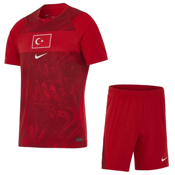 Turkiet Hemmaställ VM 2026 Barn Kortärmad Fotbollströja + Shorts