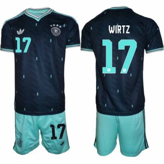 Tyskland Bortaställ VM 2026 Herr – Florian Wirtz #17 Fotbollsset Tröja & Shorts