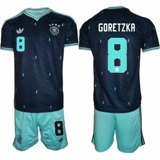 Tyskland Bortaställ VM 2026 Herr – Leon Goretzka #8 Fotbollsset Tröja & Shorts