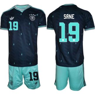 Tyskland Bortaställ VM 2026 Herr – Leroy Sané #19 Fotbollsset Tröja & Shorts