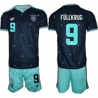 Tyskland Bortaställ VM 2026 Herr – Niclas Füllkrug #9 Fotbollsset Tröja & Shorts