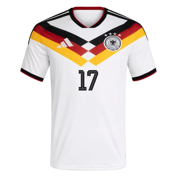 Tyskland Hemmatröja VM 2026 Herr – Florian Wirtz #17 Fotbollströja