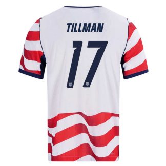 USA Hemmatröja VM 2026 Herr – Malik Tillman #17 Fotbollströja