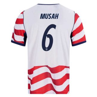 USA Hemmatröja VM 2026 Herr – Yunus Musah #6 Fotbollströja