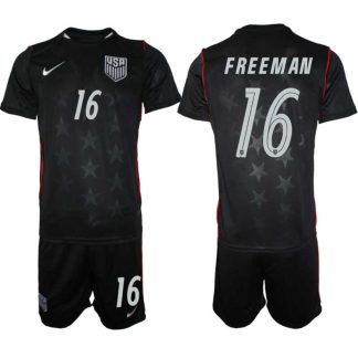 USA Landslagströja VM 2026 Bortaställ Alex Freeman #16 – Herr Fotbollsset Tröja + Shorts
