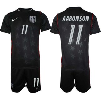USA Landslagströja VM 2026 Bortaställ Brenden Aaronson #11 – Herr Fotbollsset Tröja + Shorts