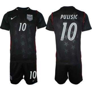 USA Landslagströja VM 2026 Bortaställ Christian Pulisic #10 – Herr Fotbollsset Tröja + Shorts