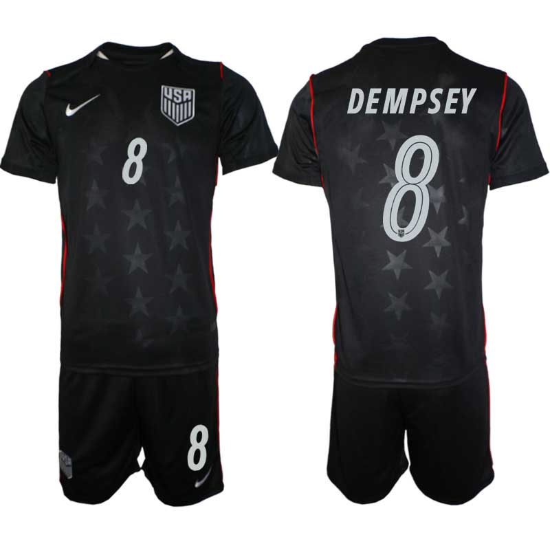 USA Landslagströja VM 2026 Bortaställ Clint Dempsey #8 – Herr Fotbollsset Tröja + Shorts