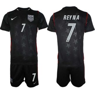 USA Landslagströja VM 2026 Bortaställ Gio Reyna #7 – Herr Fotbollsset Tröja + Shorts