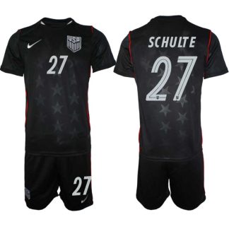 USA Landslagströja VM 2026 Bortaställ Patrick Schulte #27 – Herr Fotbollsset Tröja + Shorts